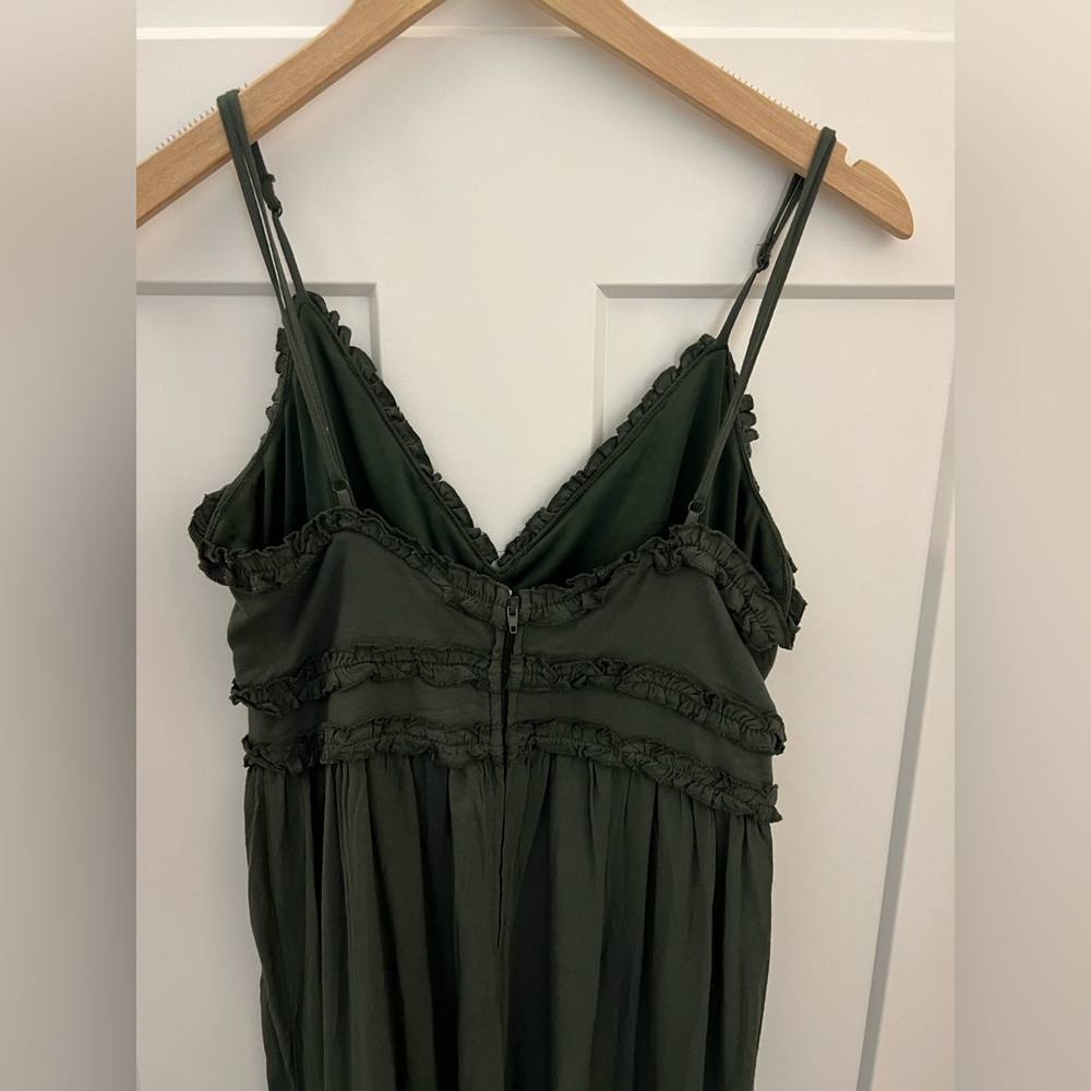 Blue Rain Olive Green Jumpsuit - Picture 4 of 6